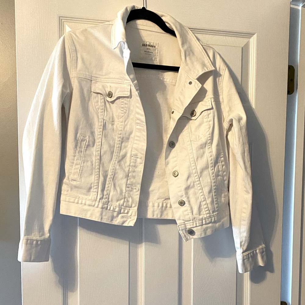 White Jean Jacket
